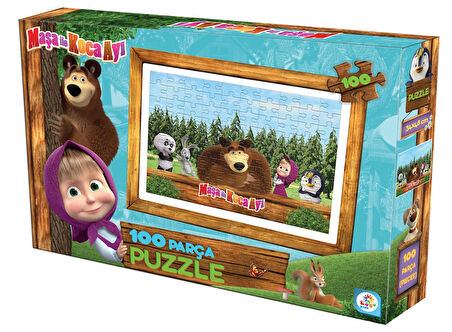 MAŞA İLE KOCA AYI 100 PARÇA PUZZLE