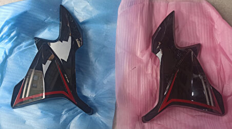 ATL Küba TK 03 Depo Altı Yan Kapak Sağ Sol Kırmızı Siyah