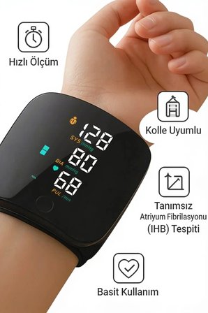 Ev ve Ofis Kullanımına Uygun Koldan Ölçer Dijital Tansiyon Aleti