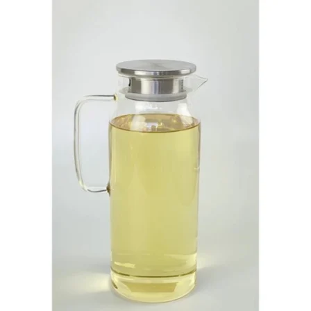 1500 ml Borosilikat Cam Su Sürahisi - Metal Kapaklı ve Isıya Dayanıklı