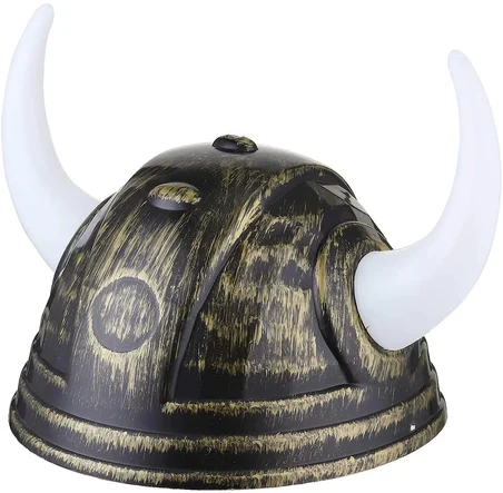 Viking Asteriks Başlığı Altın Renk
