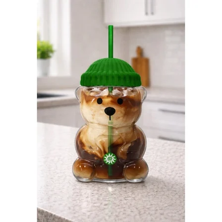 Bearista Plastik Soğuk İçecek Bardağı