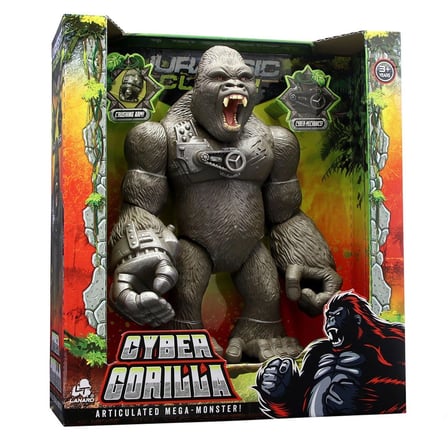Jurassic Clash  Canavar Siber Goril Figürü