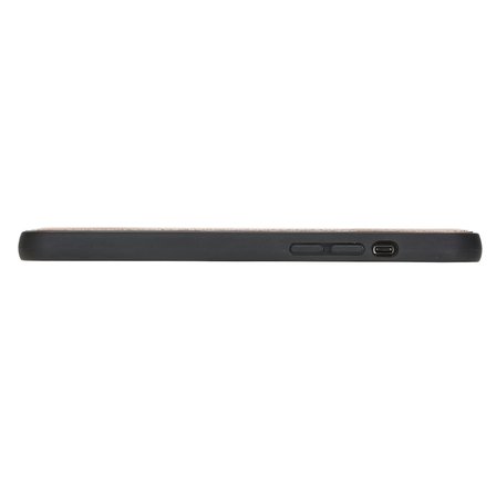Apple iPhone 12 Pro Max Uyumlu Deri Arka Kapak RST2EF Taba