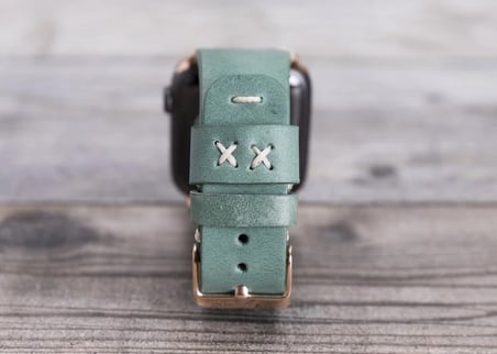 Apple Watch Uyumlu Deri Kordon 42-44-45mm Orfe CZ12