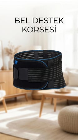 Unisex Ayarlanabilir Nefes Alabilir Ortopedik Bel Destekli Çalışma Korsesi