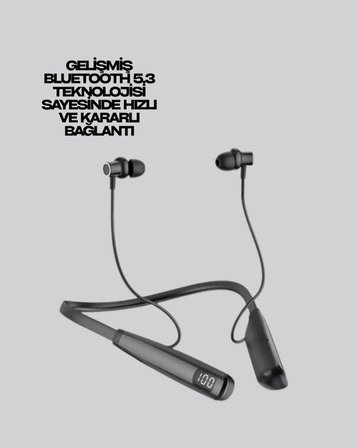 Y12 Uyumlu Spor Bluetooth Kulaklık – Uzun Pil Ömrü, Manyetik Kulaklık Başlığı