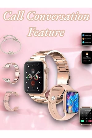 Saat - Kasa Renk: Bronz, Renk: Beyaz, Kadran Renk: Rose Gold, Özellik: Hava, Kasa Materyali: Çelik