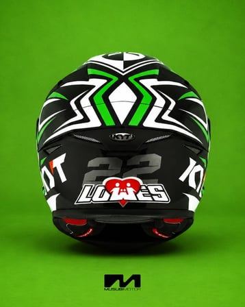 KYT TT-REVO KASK ALEX LOWES 2024 EDITION