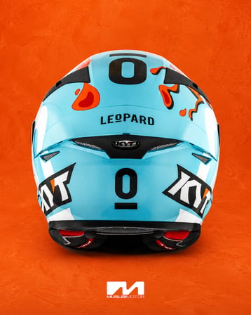 KYT TT-REVO KASK LEOPARD EDITION ARAGON