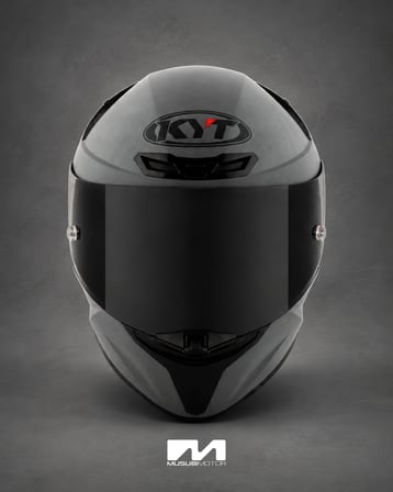 KYT TT-REVO KASK PLAIN MATT GRL GREY