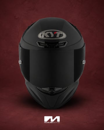 KYT TT-REVO KASK PLAIN MATT BLACK