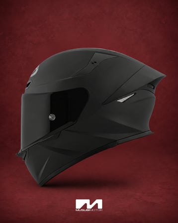 KYT TT-REVO KASK PLAIN MATT BLACK