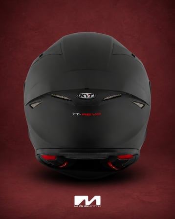 KYT TT-REVO KASK PLAIN MATT BLACK