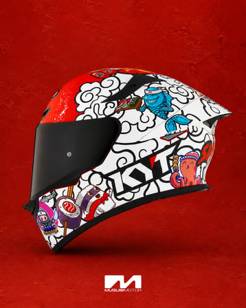 KYT TT-REVO KASK SUSHI TIME