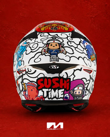 KYT TT-REVO KASK SUSHI TIME