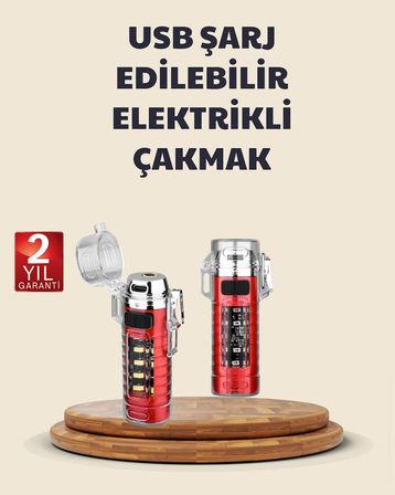 Kamp Ve Outdoor İçin Çok Amaçlı Çakarlı Elektronik Çakmak -MİRAYLİFE