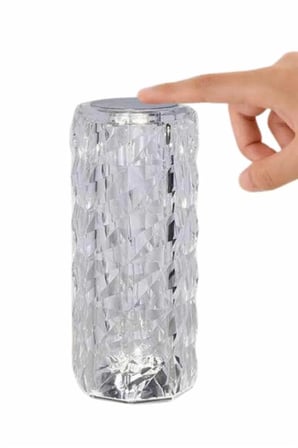 Yeni Nesil Modern Kristal Masa Ve Gece Lambası Dokunmatik Renk Değiştirebilen -MİRAYLİFE