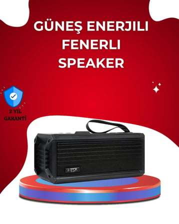 J-ıpox P520 Solar Enerjili Bluetooth Hoparlör Fm Radyolu 8w Ses -MİRAYLİFE