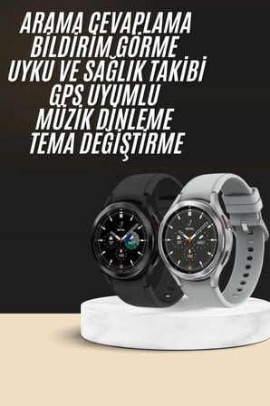 Yeni Nesil Akıllı Saat Çağrı Cevaplayabilen Plastik 47 Mm Uyumlu Kordon -MİRAYLİFE