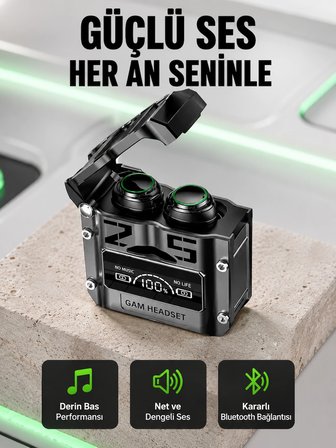 Şarj Kutulu Kablosuz Bluetooth Kulak İçi Spor Kulaklık Yeni Nesil -MİRAYLİFE