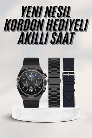 En Çok Tercih Edilen Akıllı Saat Amoled Ekran Nabız Sensörü Gps Uyumlu Adımsayar -MİRAYLİFE
