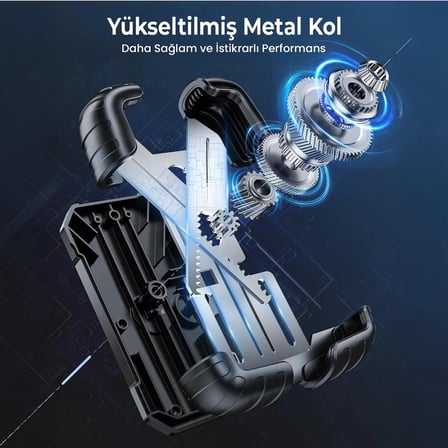360° Derece Ayarlanabilen Gidon Bağlantılı Bisiklet Motosiklet İçin Abs 4-7.8″ İnç Telefon Tutucu -MİRAYLİFE