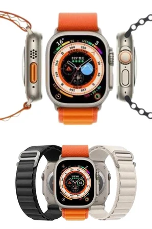Yeni Nesil Akıllı Saat Çok Yönlü Titreşimli 49 Mm Android Ve İos Uyumlu -MİRAYLİFE