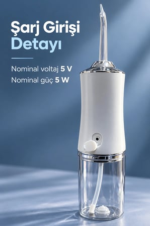 Üç Kademeli Ağız Duşu Tek Tuşla Mod Seçimi -MİRAYLİFE