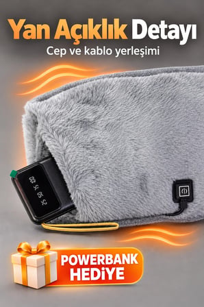 Ayarlanabilir Sıcaklıklı Bel Kuşağı Powerbank Hediyeli -MİRAYLİFE