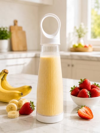 Şarjlı Taşınabilir Smoothie Blender 400 Ml Kablosuz Meyve Ve İçecek Blenderı -MİRAYLİFE