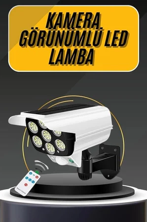 Led Lamba-Güneş Paneli Destekli Uzaktan Kumandalı Solar Led Lamba -Mi̇Rayli̇Fe