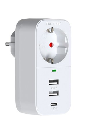 Vothoon 2.4a Çıkışlı 2xusb 1xtype-c Tekli Priz Ftr-17 -MİRAYLİFE