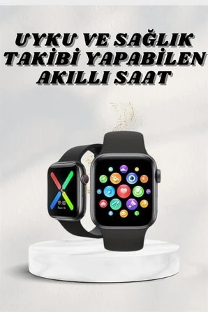 Akıllı Saat Wireless Şarj Yüksek Çözünürlüklü Müzik Dinleme Sesli Cevaplama Yeni Nesil -MİRAYLİFE