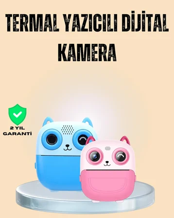 Çocuklar İçin Eğlenceli Dijital Kamera 1300mah Şarjlı -MİRAYLİFE