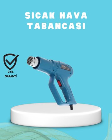 2000w Sıcak Hava Üfleme Tabancası Seramik Rezistanslı Profesyonel -MİRAYLİFE