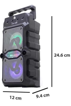 Taşınabilir Kablosuz Bluetooth Hoparlör Uzun Pil Ömrü Led Işıklı -MİRAYLİFE