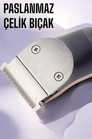 Paslanmaz Çelik Bıçaklı Hassas Çelik Bıçaklı Tıraş Makinesi -MİRAYLİFE