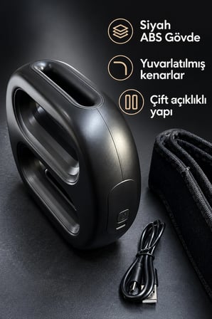 Isıtmalı Ve Titreşimli Şarjlı Kemerli Masaj Aleti -MİRAYLİFE