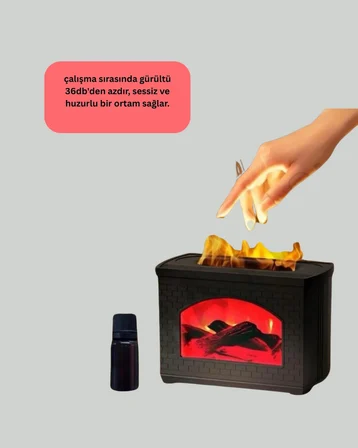 Aromaterapi Destekli Ultrasonik Nemlendirici Usb Bağlantılı Sessiz Model -MİRAYLİFE