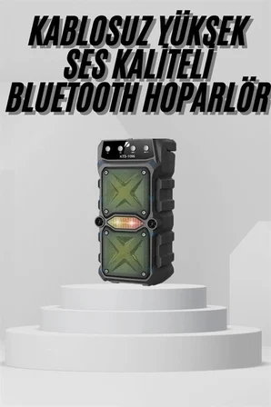 Bluetooth Hoparlör Yüksek Ses Kaliteli Büyük Boy Çift Çıkışlı Ses Bombası -MİRAYLİFE