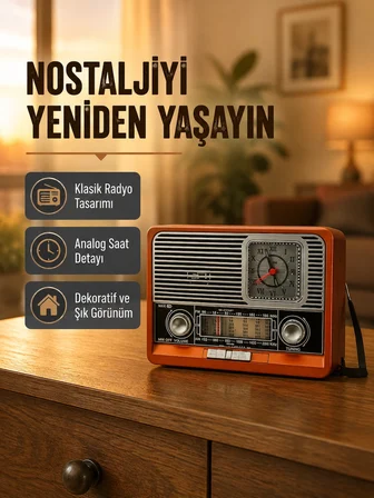 Vintage Radyo – Nostaljik Tasarım Ve Modern Teknoloji Bir Arada -MİRAYLİFE