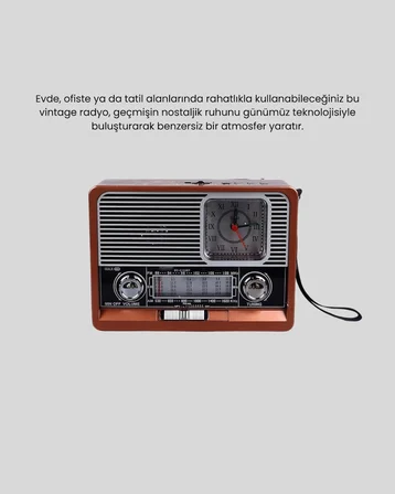 Vintage Radyo – Nostaljik Tasarım Ve Modern Teknoloji Bir Arada -MİRAYLİFE