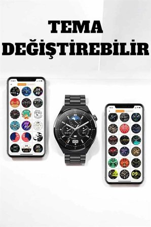 Akıllı Saat Uyku Ve Sağlık Takibi Bildirim Görme Arama Cevaplama -MİRAYLİFE