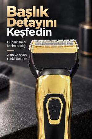 Sakal Tıraş Makinesi Günlük Sakal Kesim Başlıklı -MİRAYLİFE