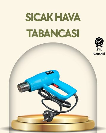 2000w Profesyonel 2 Kademeli Isı Tabancası Sıcak Hava Üfleme -MİRAYLİFE