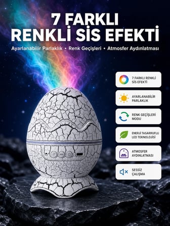 Yıldız Gökyüzü Efektli Çok Modlu Gece Işığı -MİRAYLİFE