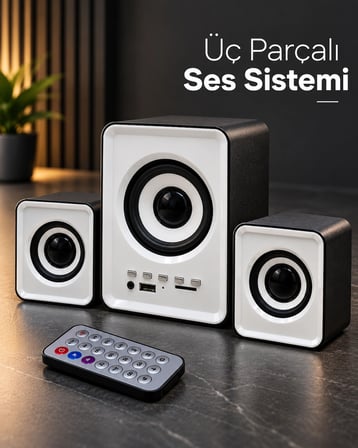 Bluetooth Özellikli Mini Dijital Hoparlör Seti -MİRAYLİFE