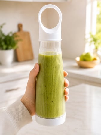 Şarjlı Smoothie Blender 400 Ml Taşınabilir Meyve Karıştırıcı Pratik Mini Blender -MİRAYLİFE