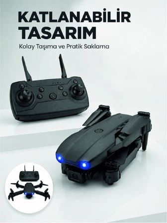 Katlanabilir Kamera Drone 4k Hd Görüntü, Hover Özelliği Ve Uzaktan Kumanda -MİRAYLİFE